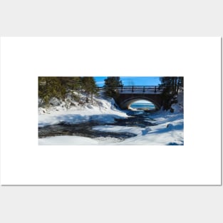 Wintertime Beauty Of Cascade River State Park Posters and Art